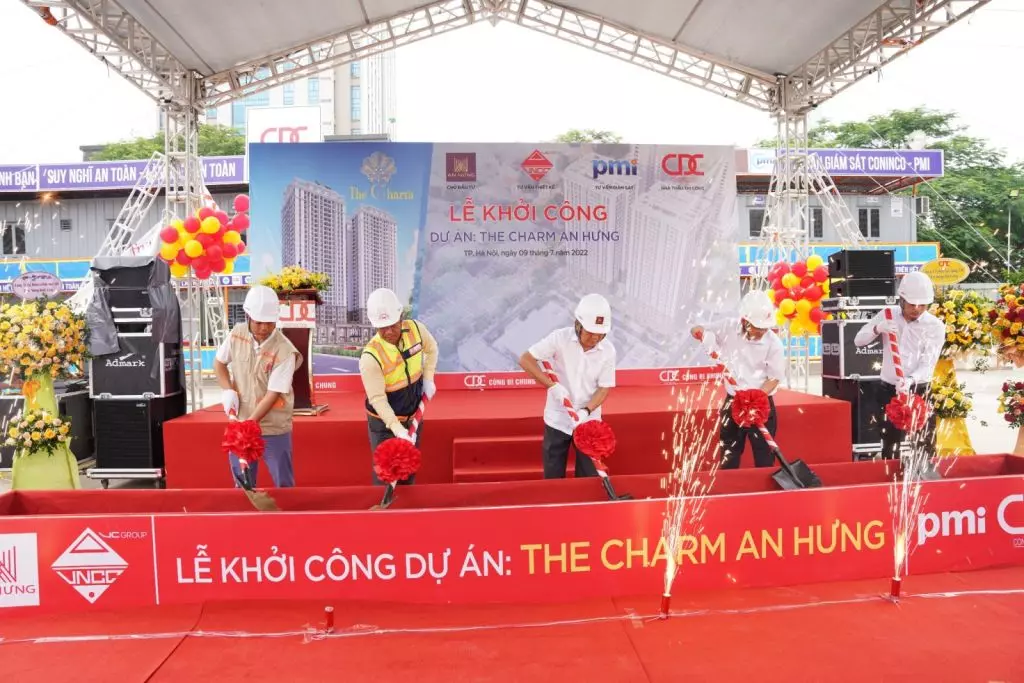 Phối cảnh Tòa chung cư The Charm An Hưng