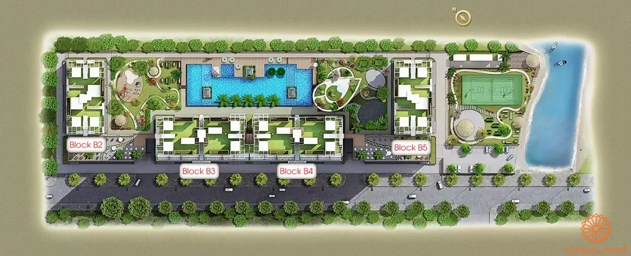 Mặt bằng tổng thể The Park Residence