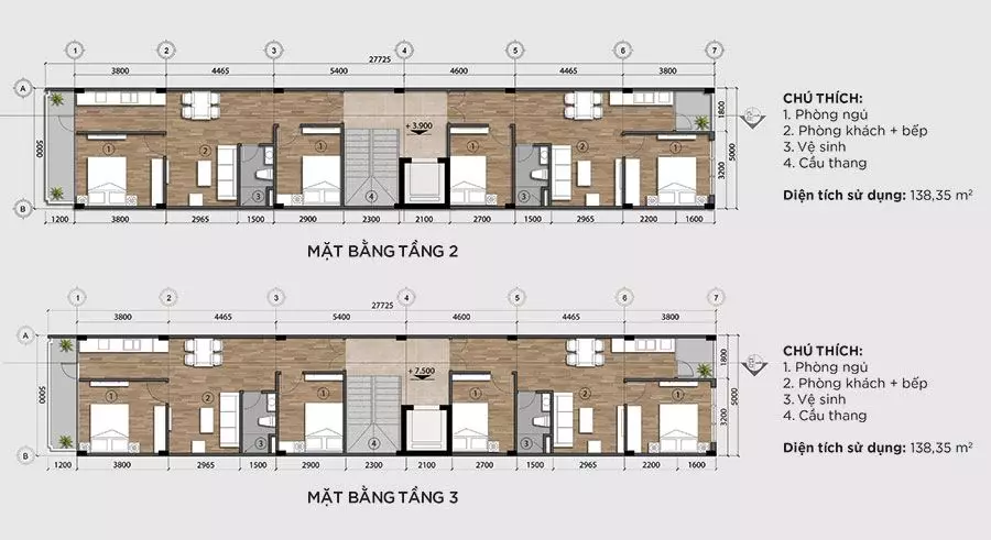 Thiết kế Nhà phố Ven sông để ở Nam Hòa Xuân