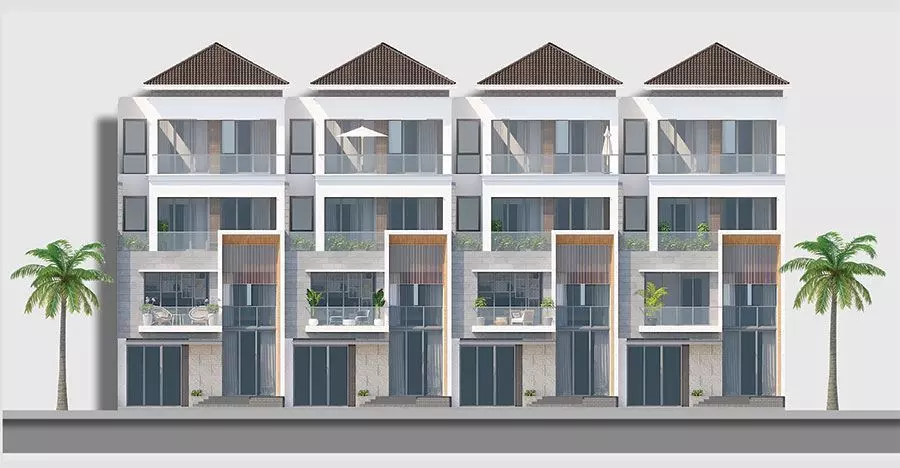 Thiết kế Shophouse Ven Sông Hòa Xuân