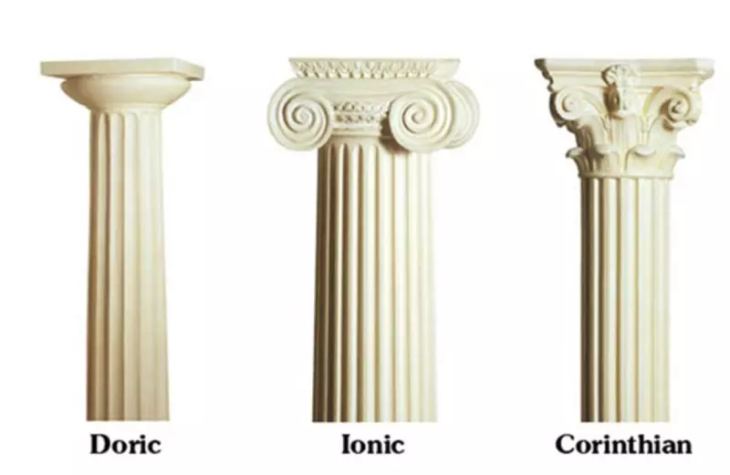3 thức cột phổ biến nhất trong kiến trúc tân cổ điển