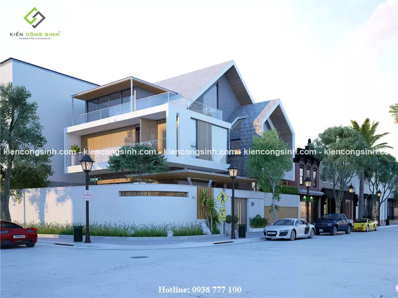 Thiết kế villa 2 tầng đẹp