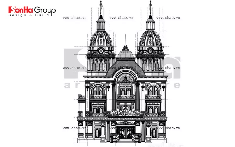 thiết kế biệt thự 200m2