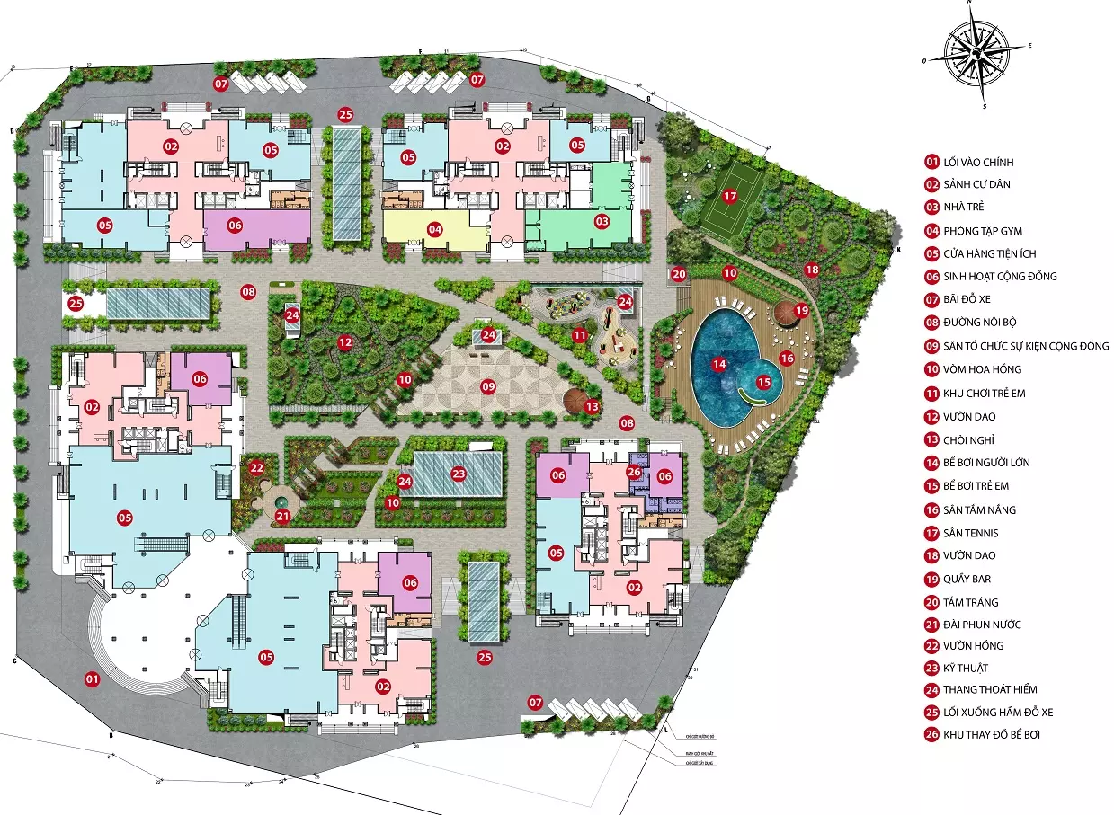 Vị trí dự án Iris Garden 30 Trần Hữu Dực