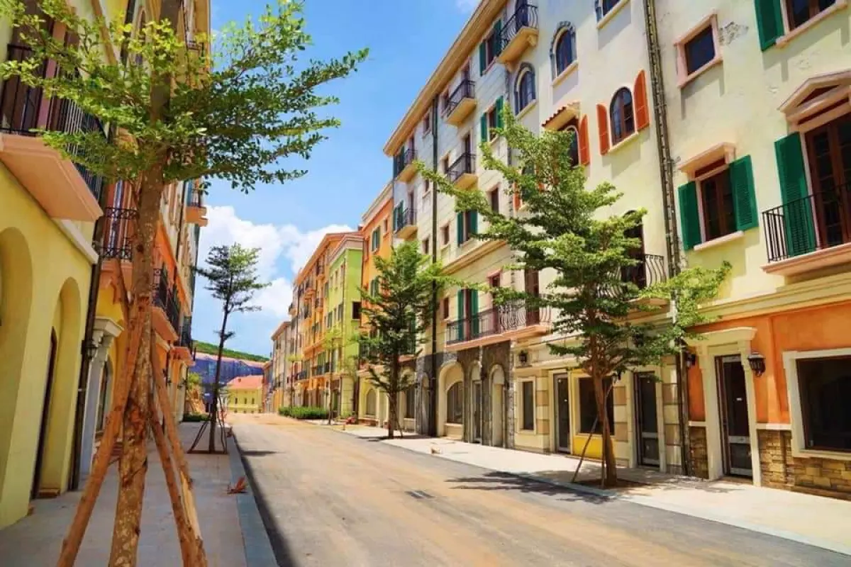 hình thực tế Shophouse Địa Trung Hải