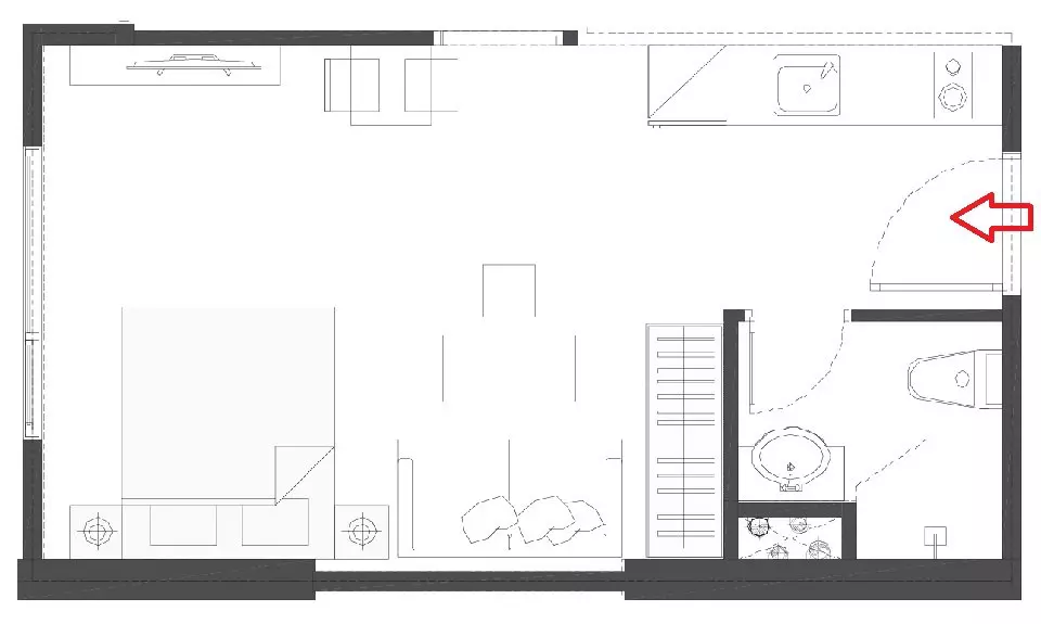 Thiết kế căn hộ Studio Vinhomes Smart City