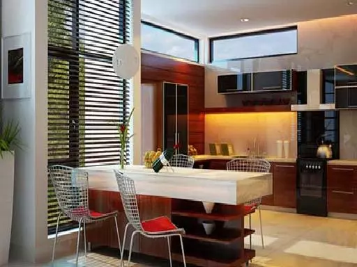 Kitchen in Vinhomes Riverside Villas