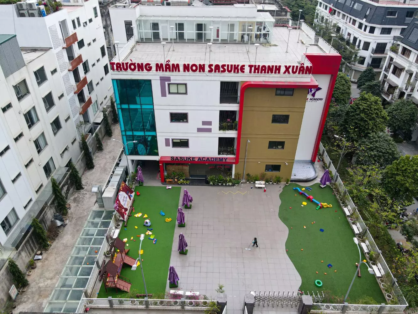 Trường mầm non Sasuke Thanh Xuân của dự án Thống Nhất Complex