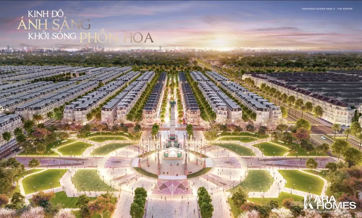 Đại lộ Kinh đô Ánh sáng Kingdom Avenue rộng 5,8ha