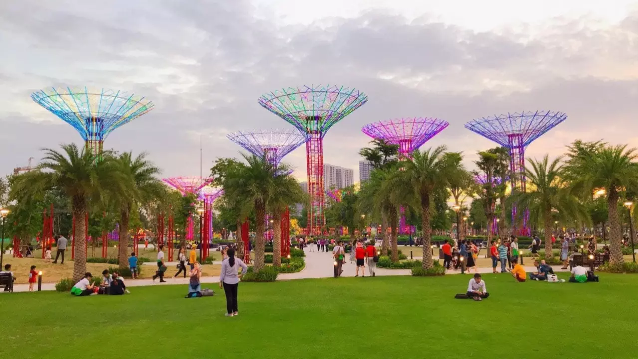 Vinhomes Grand Park công viên ánh sáng