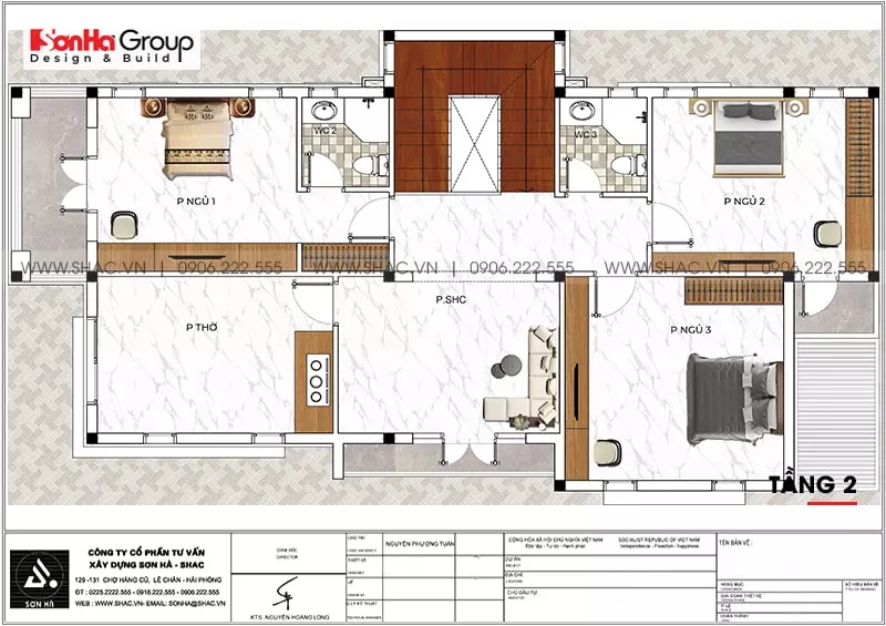 biệt thự 2 tầng 120m2