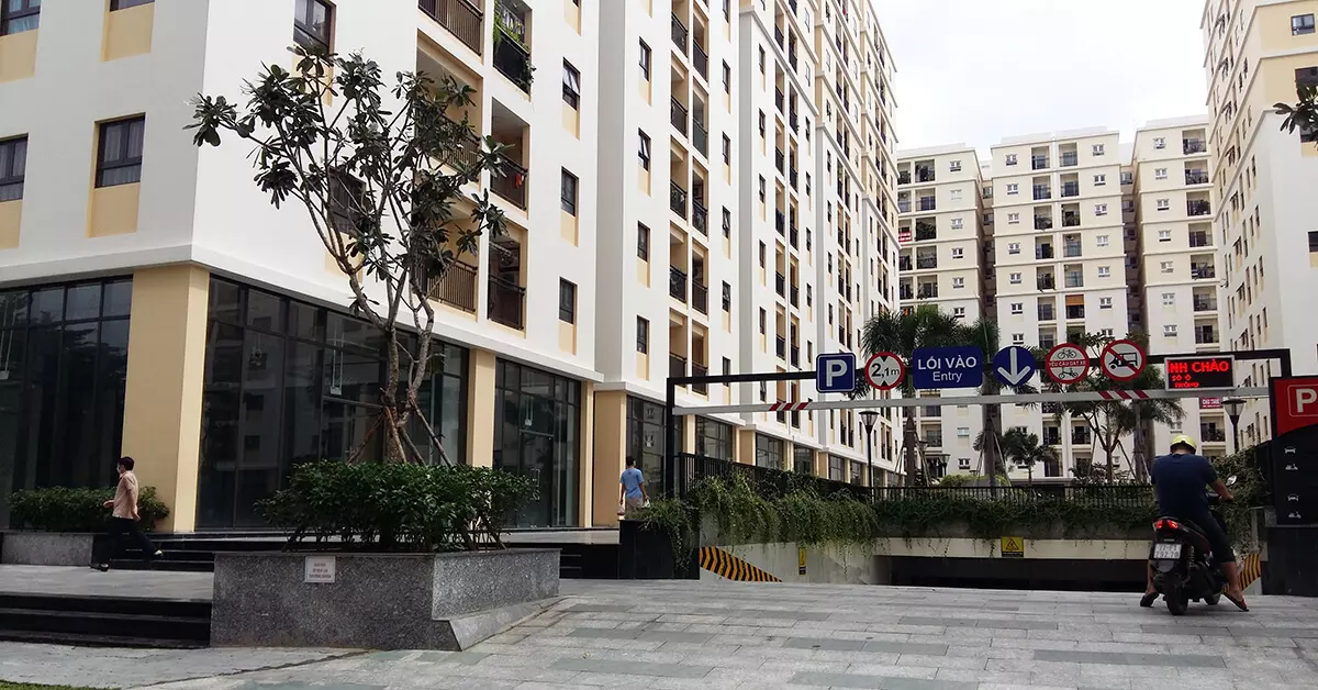 Khuôn viên xung quanh Shophouse Căn hộ Cityland