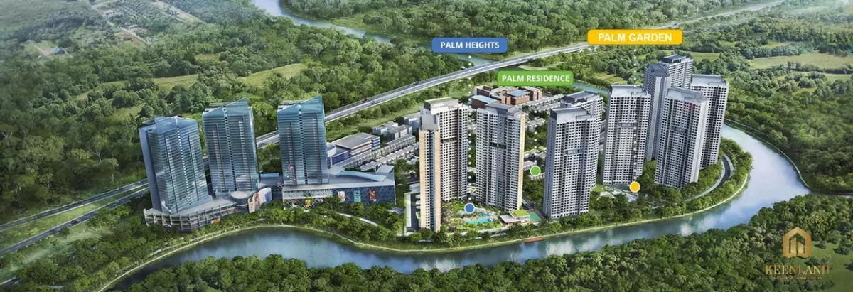 Phối cảnh khu đô thị Palm City