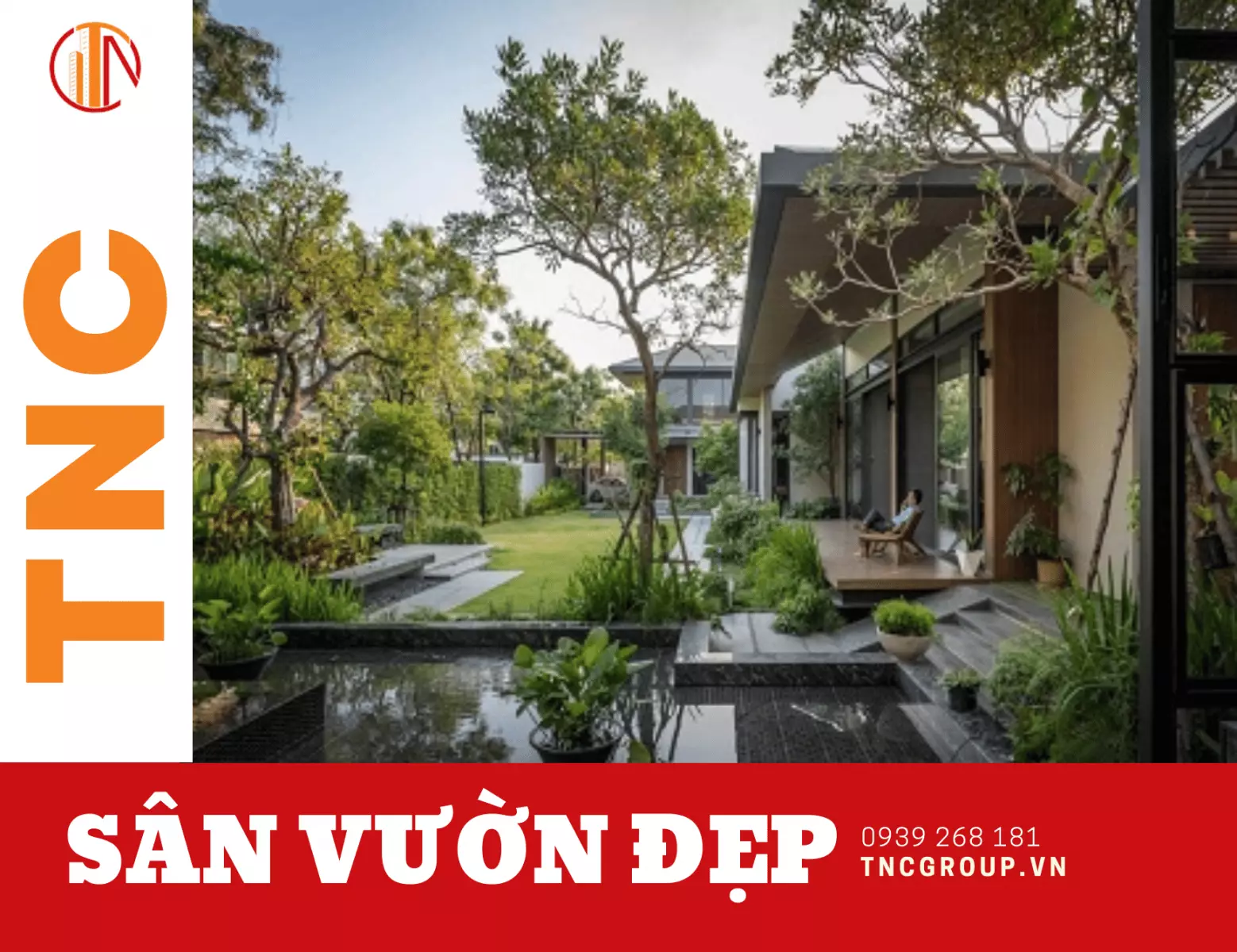 Biệt thự 2 tầng có sân vườn đẹp