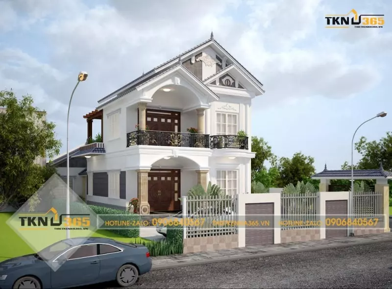 Thiết kế nhà 2 tầng 100m2