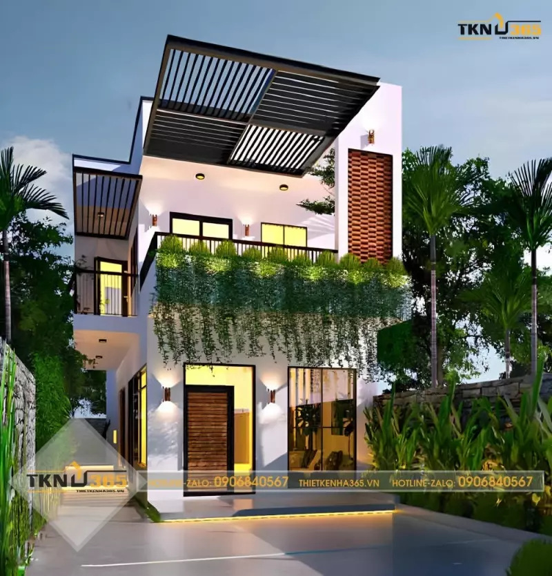 Thiết kế nhà 2 tầng 100m2