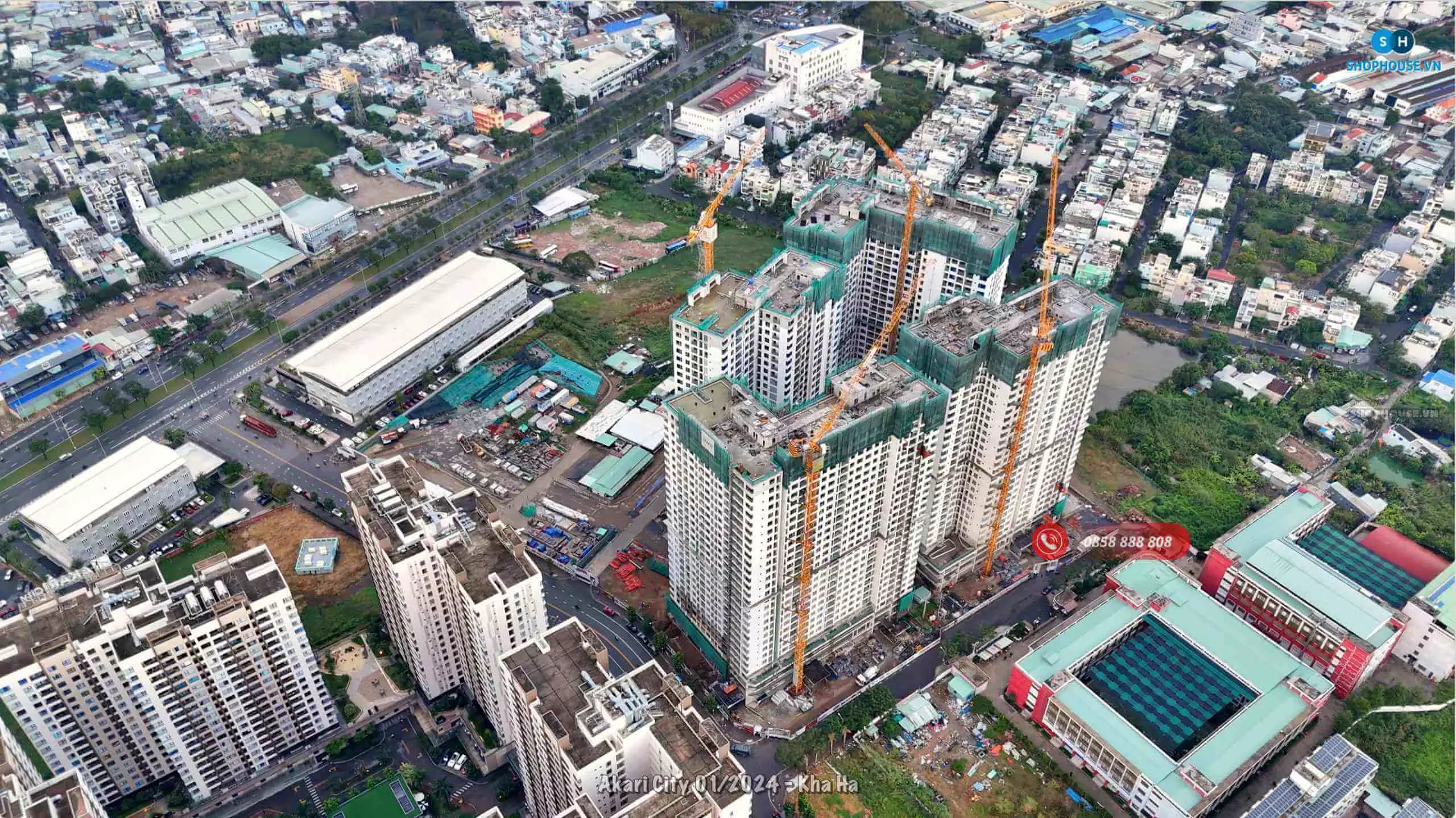 Akari City Gđ 2 Bên Phải Đang Hoàn Thiện Từ Tầng 5 Trở Lên