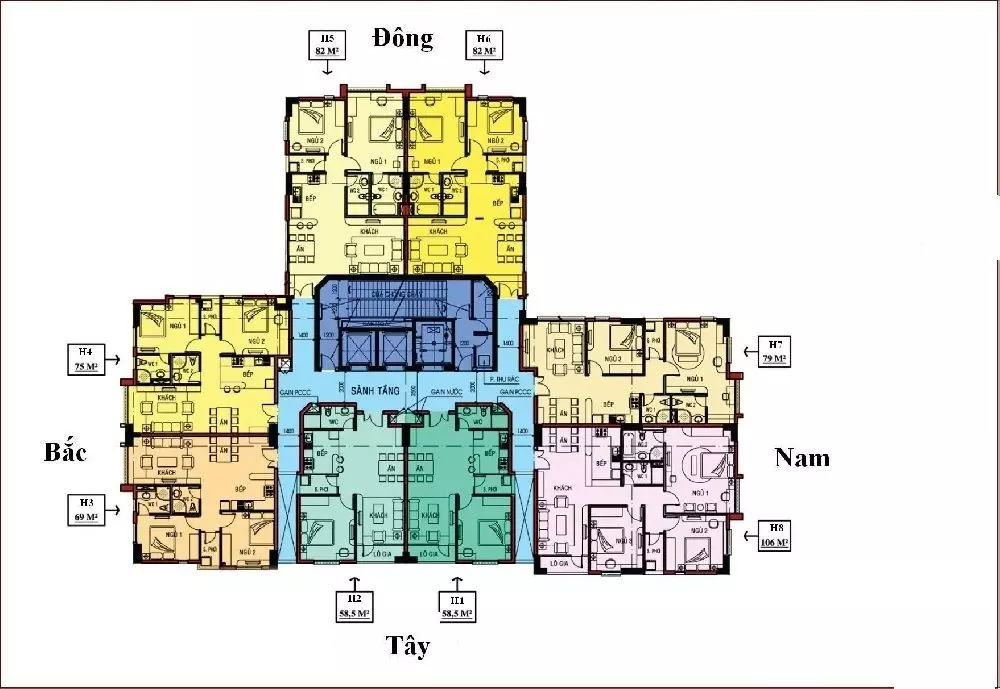 Thiết kế căn hộ chung cư cho thuê Phú Đạt