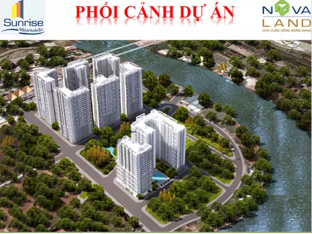 phối cảnh Dự án căn hộ Sunrise Riverside Novaland quận 7