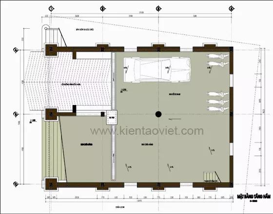 Mẫu thiết kế biệt thự 1 tầng