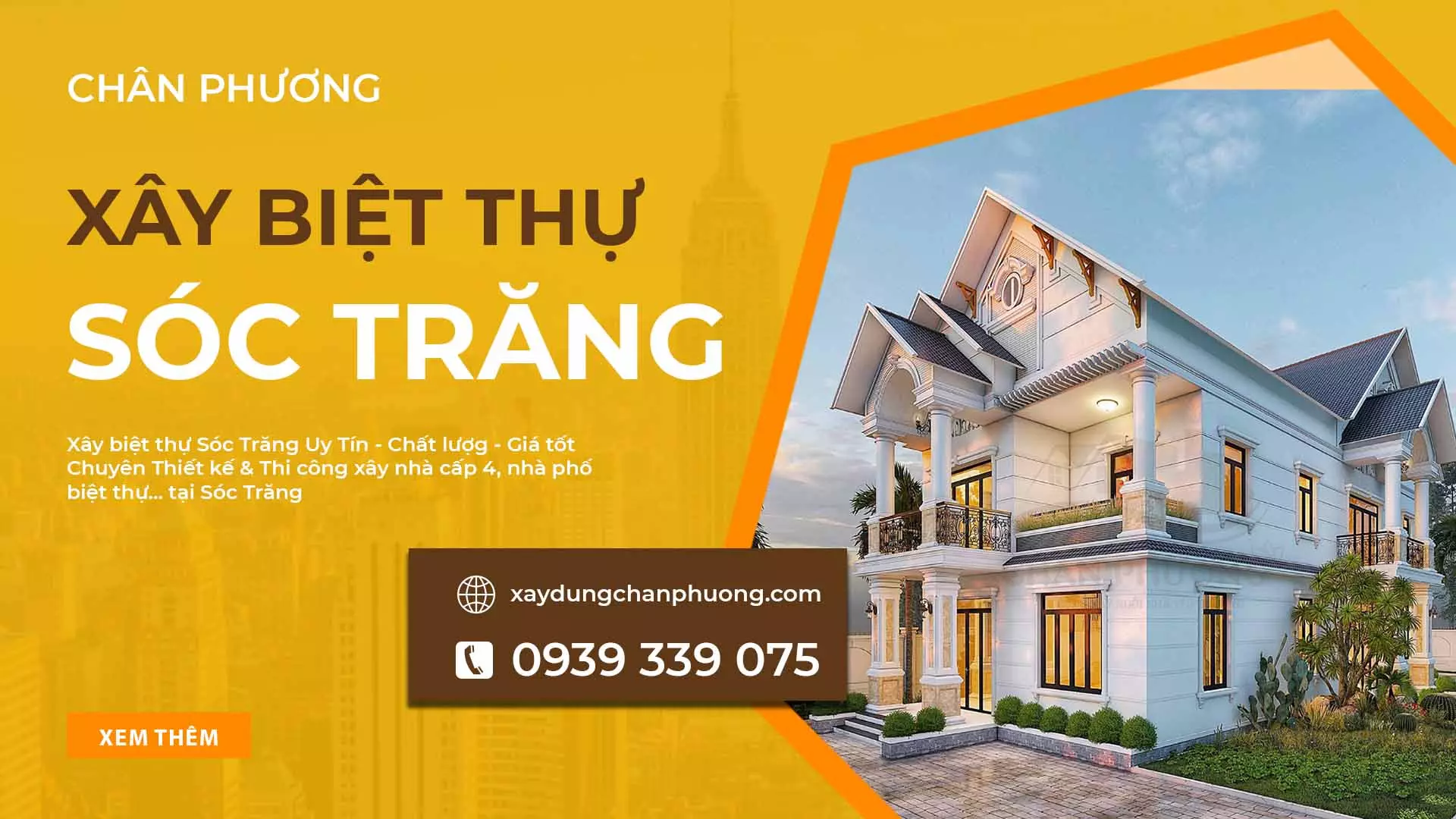 Xây biệt thự Sóc Trăng