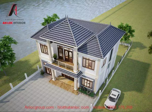 Thiết kế nhà 2 tầng 100m2