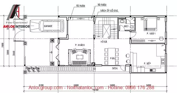 Bản vẽ biệt thự 2 tầng 100m2