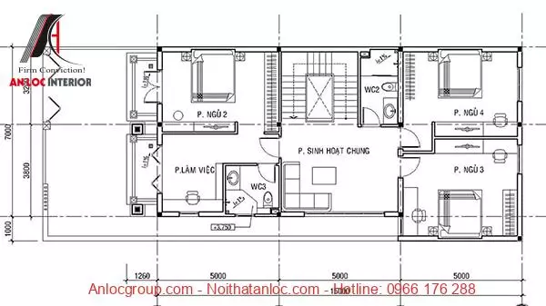 Thiết kế nhà đẹp 2 tầng 100m2