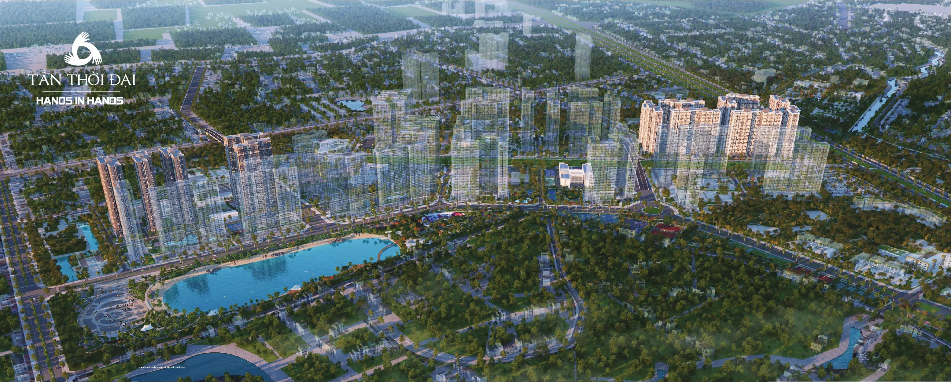 Phối cảnh tổng thể dự án Vinhomes Smart City