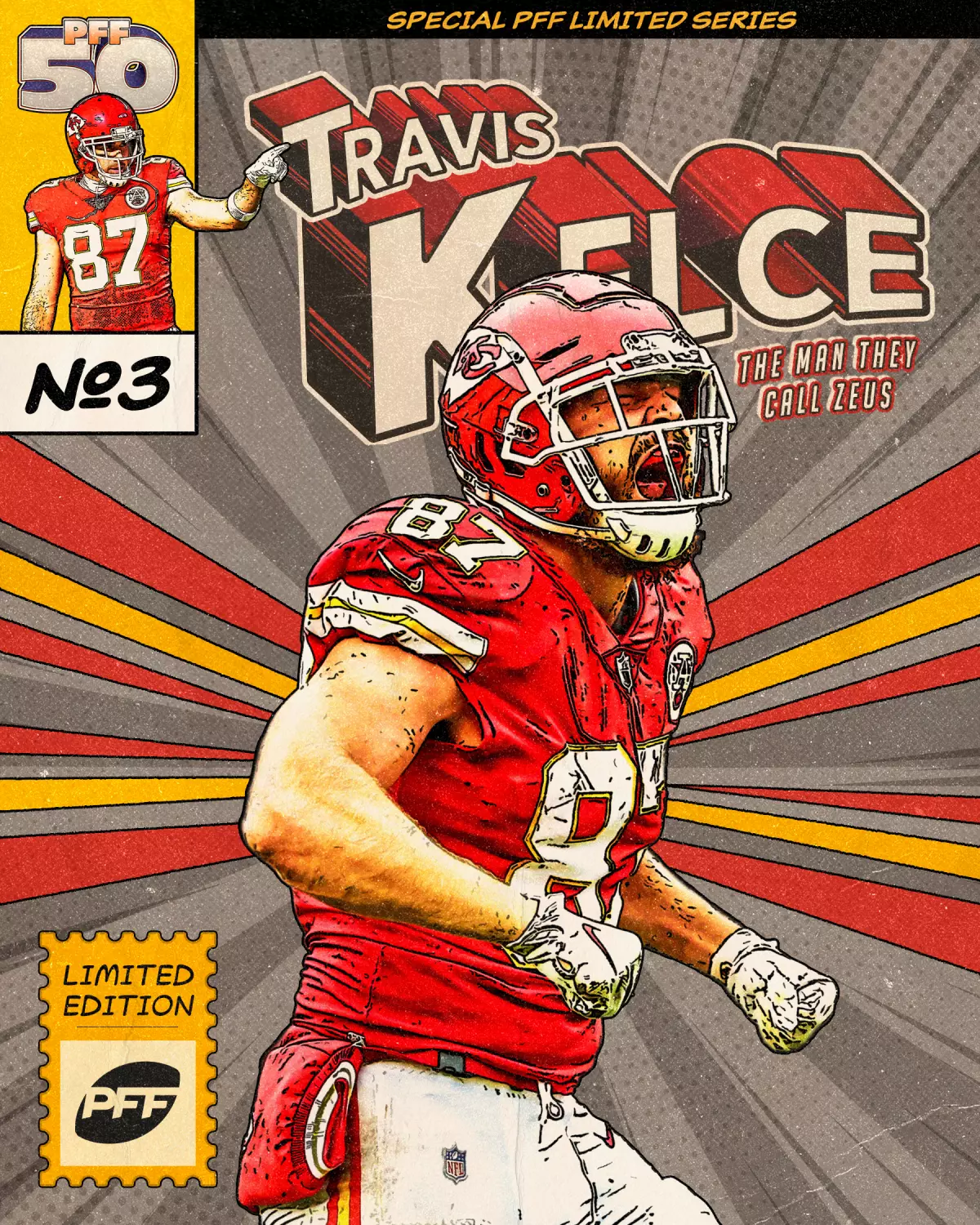 Travis Kelce là một trong những cầu thủ không thể ngăn cản nhất trong trận đấu ở bất kỳ vị trí nào, gây khó khăn lớn cho các đội phòng ngự đối thủ