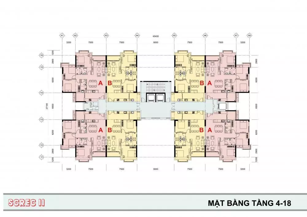 "MAT BANG CHUNG CU SCREC II TOWER"