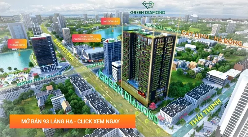 Hình ảnh view hồ từ chung cư 97-99 Láng Hạ Petrowaco