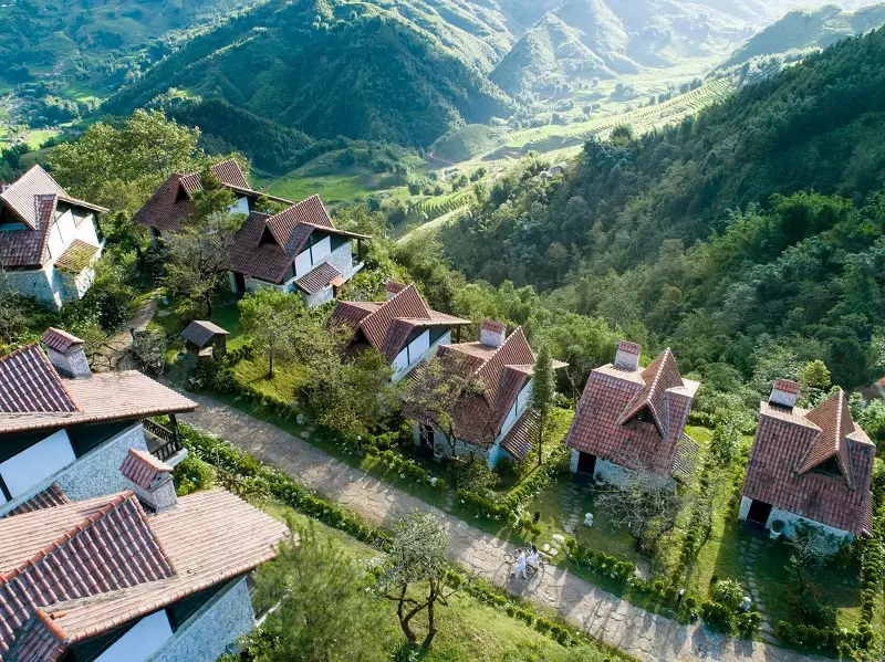 Flycam thực tế 2 Sapa Jade Hill Resort & Spa