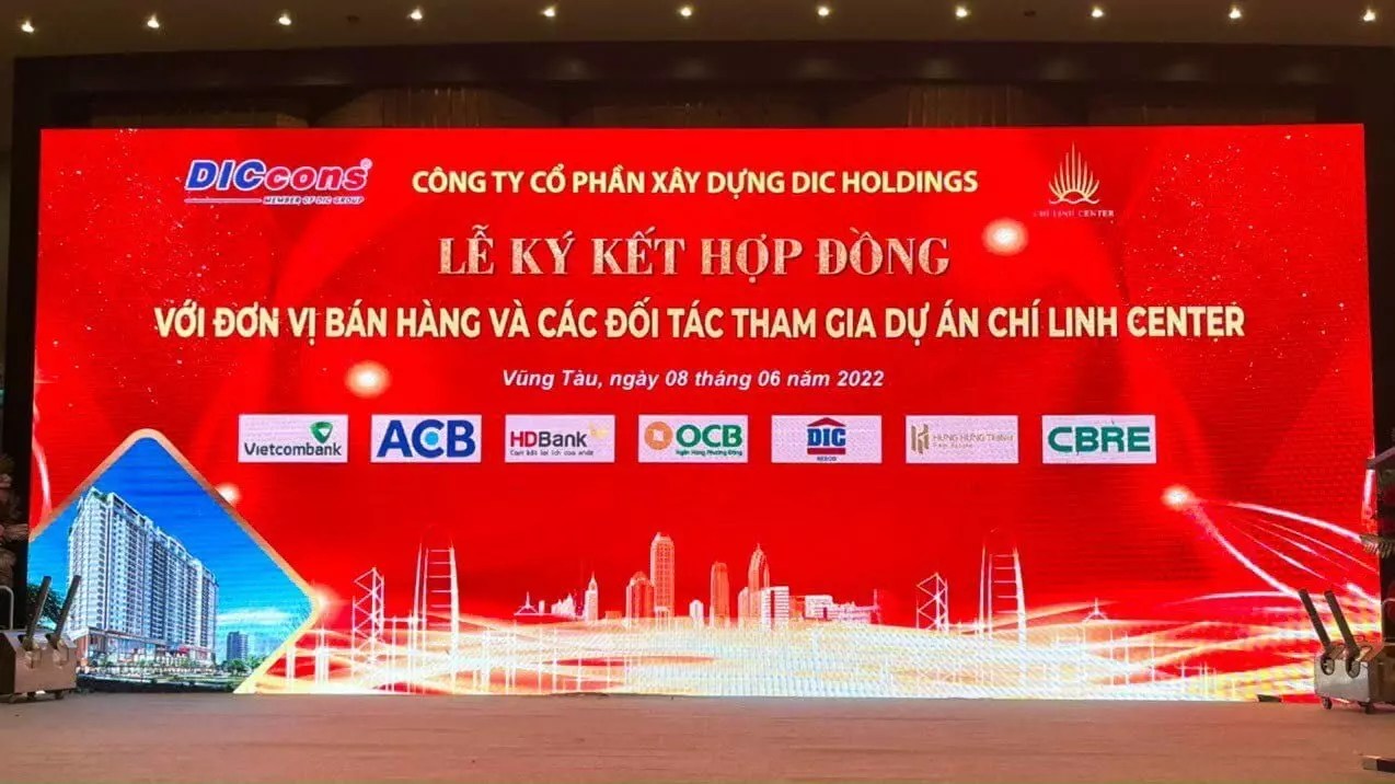 lễ ký hết hợp đồng hợp tác chiến lược giữa chủ đầu tư dic holdings với các đối tác