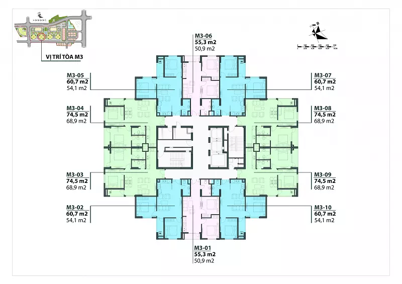 Thiết kế chung cư MIPEC Kiến Hưng Hà Đông