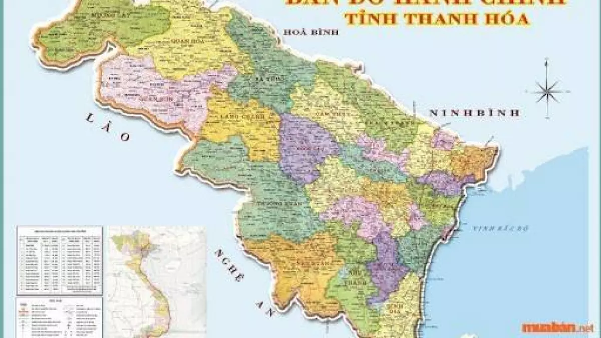 Bản đồ tỉnh thanh hóa