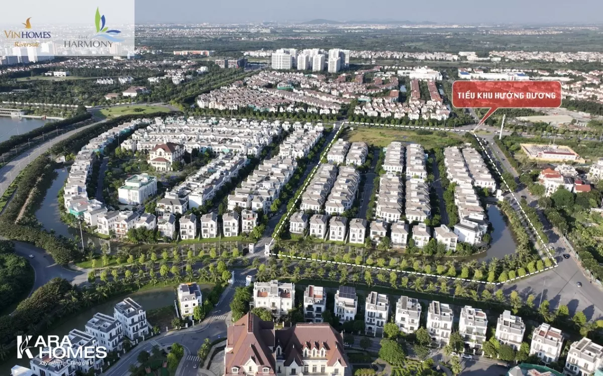 Tiểu khu Hướng Dương - Vinhomes Riverside The Harmony