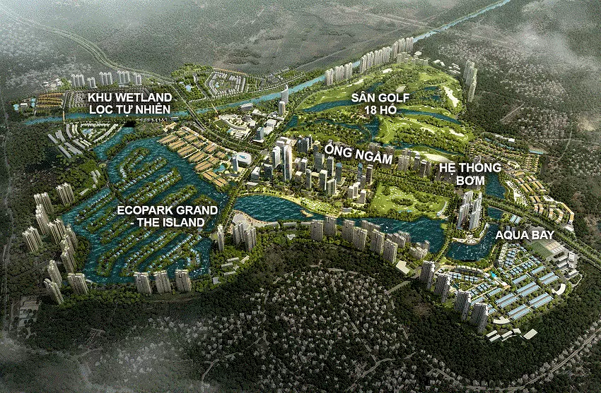 Phối cảnh mẫu nhà liền kề Ecopark Vinh - Ecopark Nghệ An - Eco Central Park