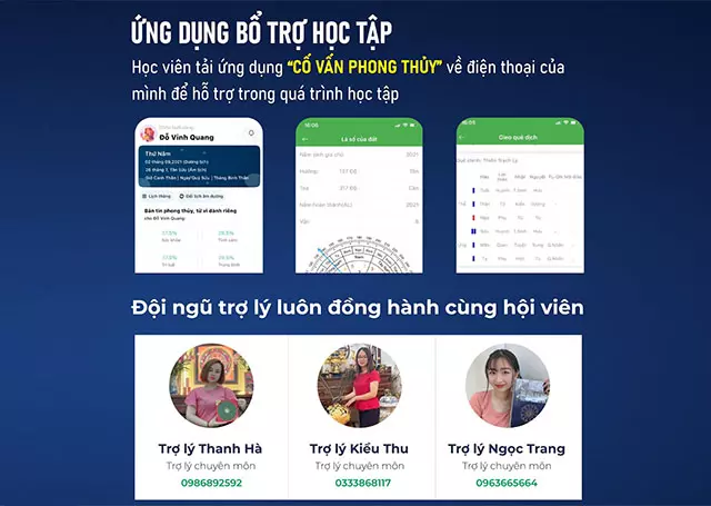 Theo học lớp phong thủy nhà đất bạn sẽ luôn được hỗ trợ tận tình