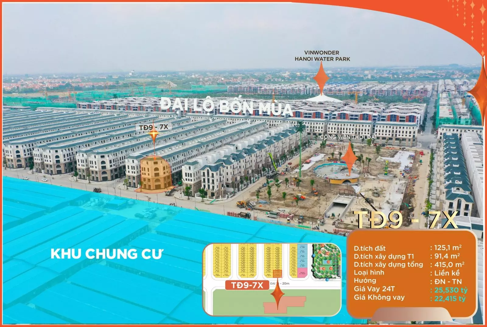 Shophouse góc thời đại vinhomes ocean park 3