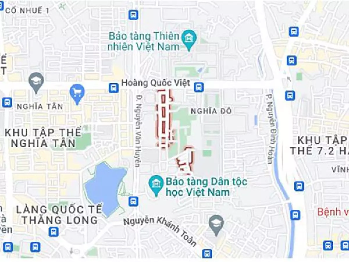 bản đồ phố Hoàng Sâm