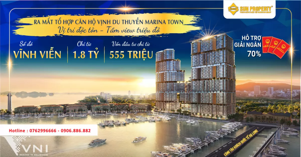 DỰ ÁN CHUNG CƯ SUN MARINA TẠI MẶT BIỂN BÃI CHÁY HẠ LONG