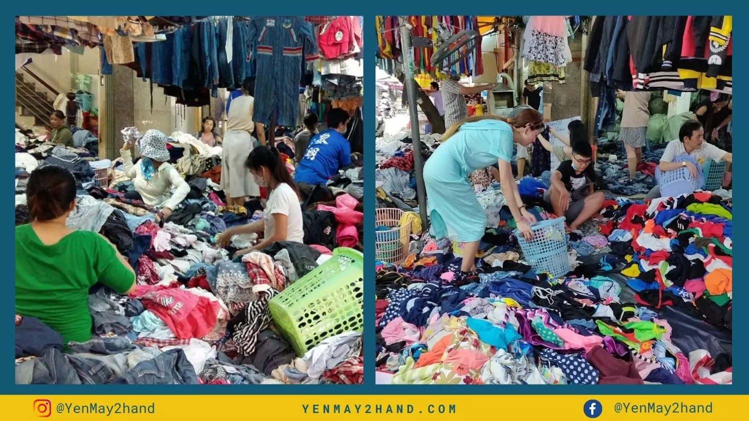 các nguồn hàng secondhand đồ si tại chợ hoàng hoa thám