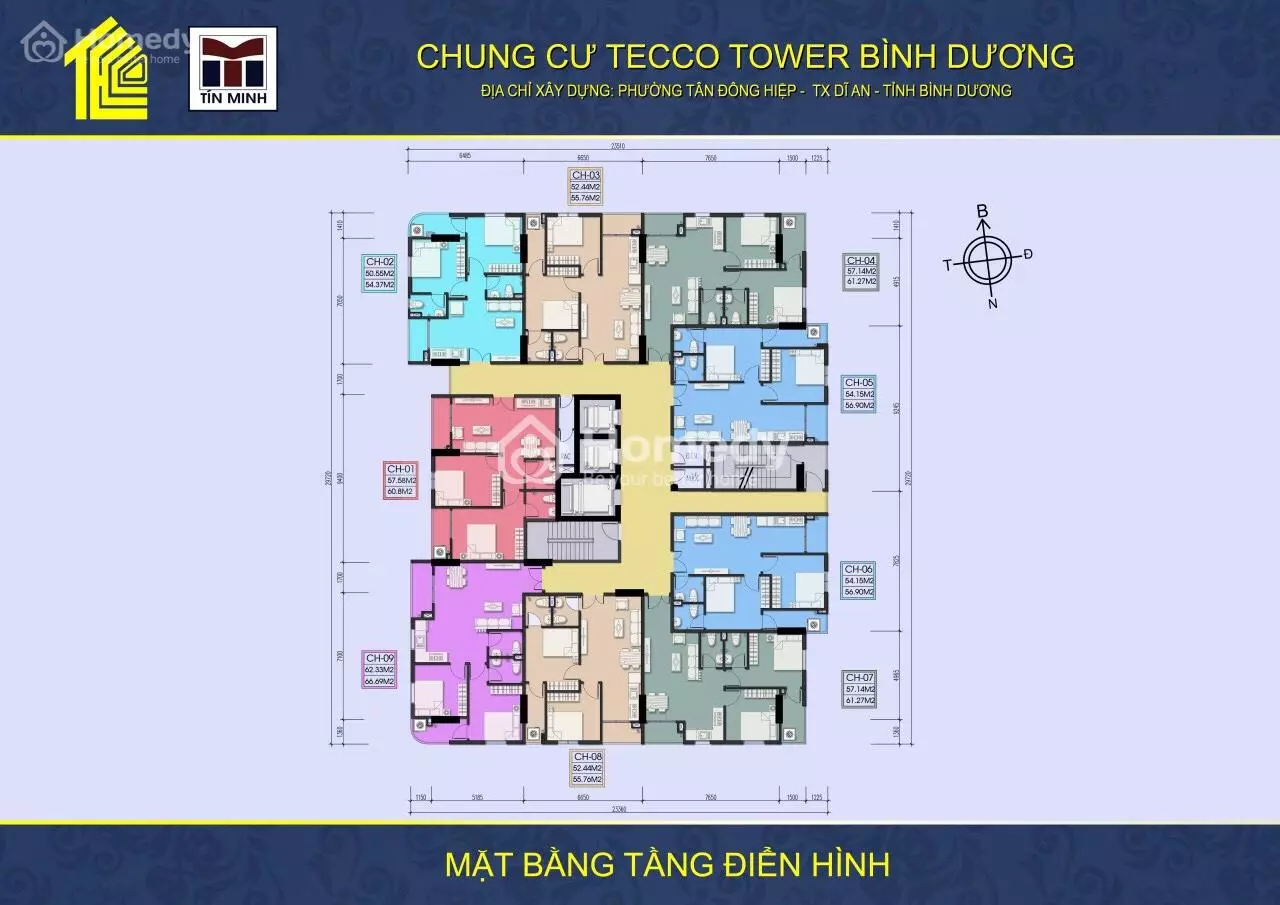 Bán Căn hộ chung cư Tecco Tower Dĩ An năm 2024