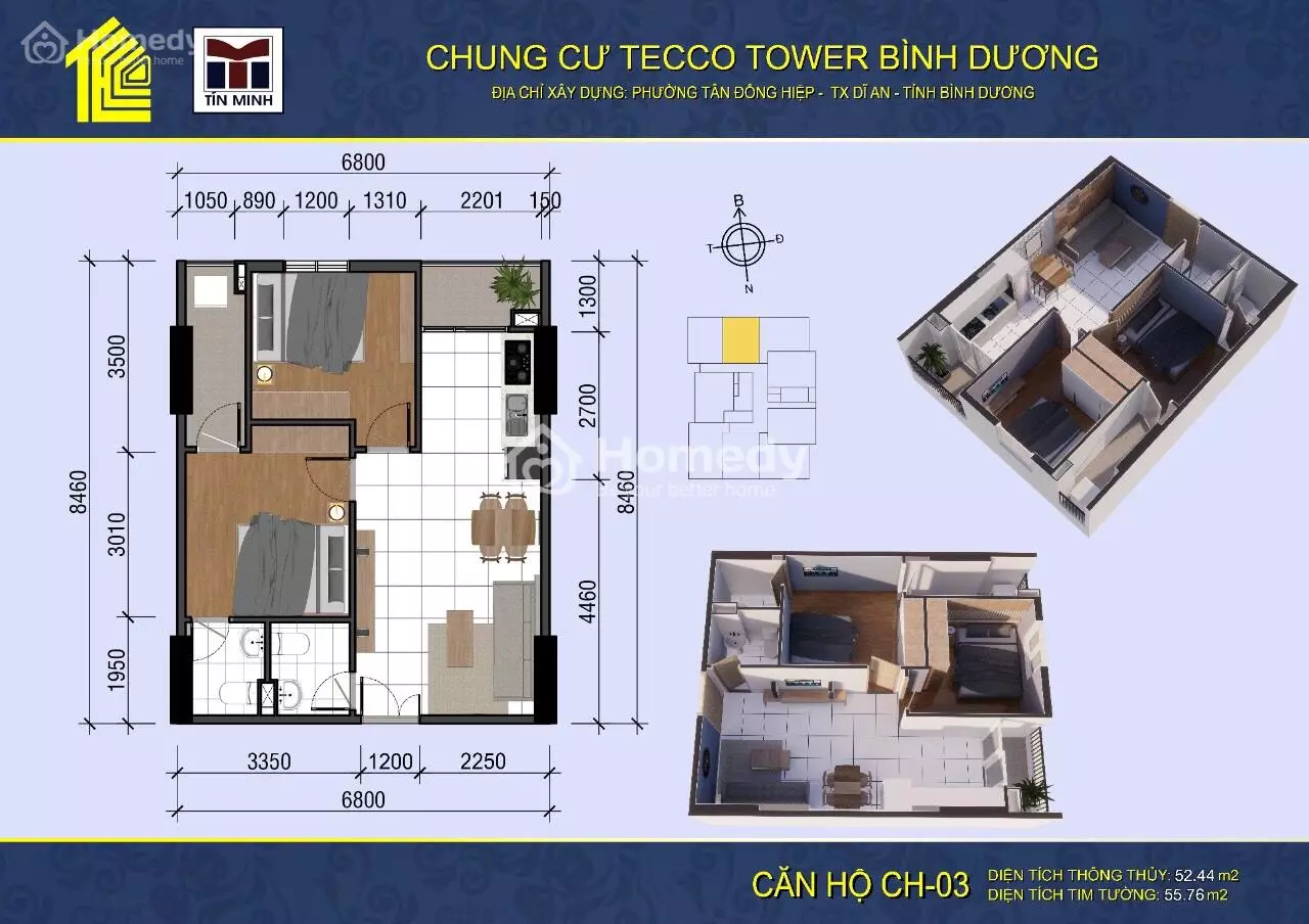 Bán Căn hộ chung cư Tecco Tower Dĩ An năm 2024