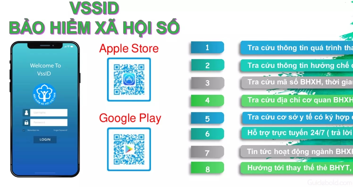 VSSID - Ứng dụng bảo hiểm xã hội