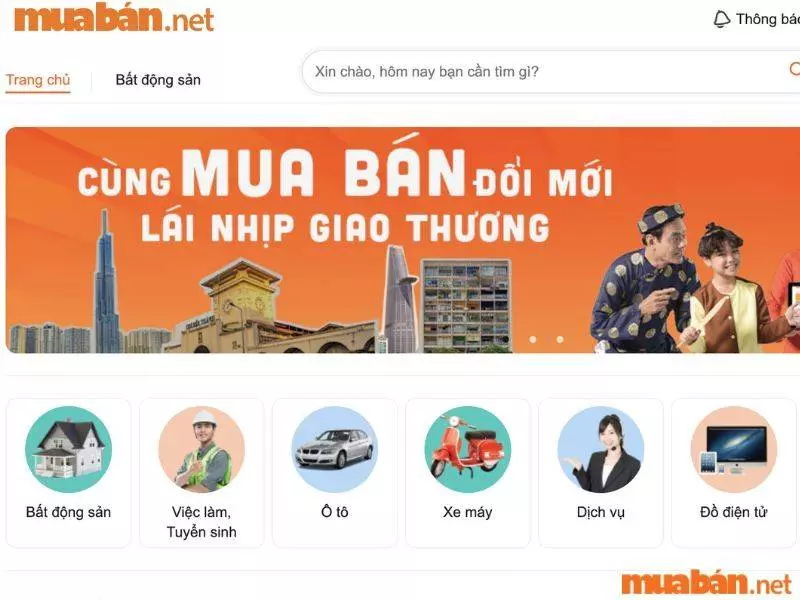 Tin thuê mặt bằng tại Muaban.net