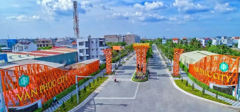 Cổng chào khu đô thị Vạn Phúc City Thủ Đức