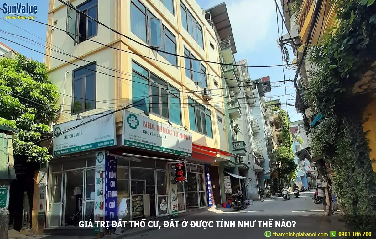 đất thổ cư là gì, định giá đất thổ cư, xác định giá trị đất ở nông thôn