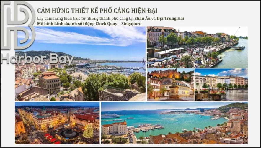 Thiết kế mang cảm hứng phố cảng hiện đại của Harbor Bay Hạ Long Địa Trung Hải